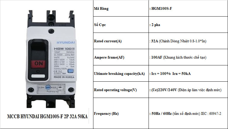 32 TS HGM100S-F 2P