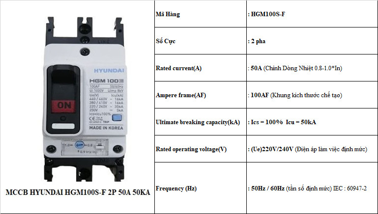 50 TS HGM100S-F 2P