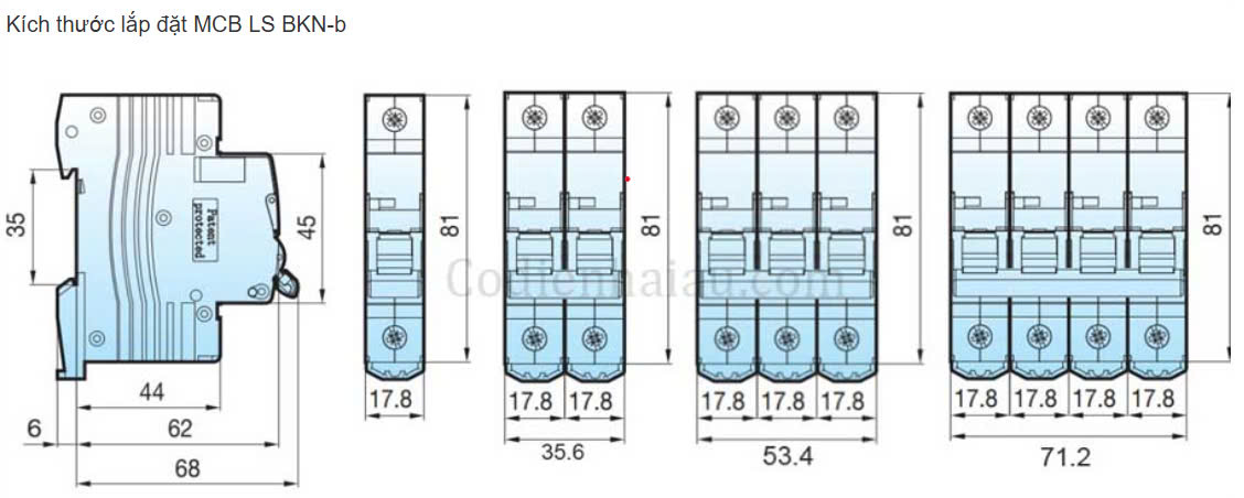 Thông số BKN-b 1P