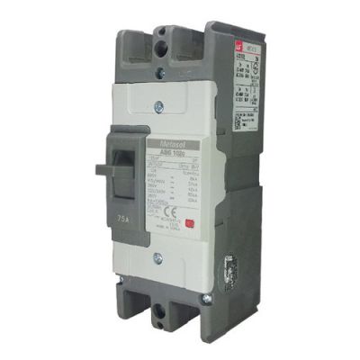 ABS102c 100A - Aptomat LS MCCB 2P 100A 85kA