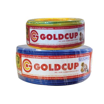 Dây điện Goldcup, dây đơn mềm CV 1x4 - Dây điện mềm Cu/PVC 1x4 Goldcup