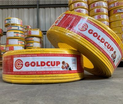 Dây điện CVV 4x2.5R5-0.3 Goldcup 4x2.5, dây điện 4 lõi ruột mềm Cu/PVC/PVC 4x2.5 Goldcup