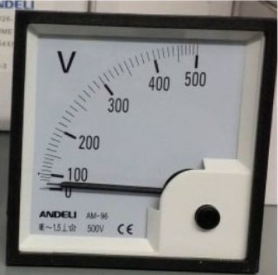 Đồng hồ Vôn 500VAC ANDELI 72x72 - voltage meter