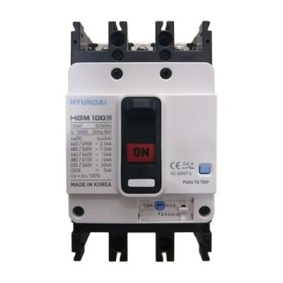 APTOMAT MCCB HYUNDAI HGM100E-F 3P 75A 16kA