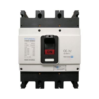 APTOMAT MCCB HYUNDAI HGM630E-F 3P 630A 45kA