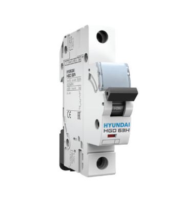 APTOMAT TÉP MCB HYUNDAI 1P 16A 10kA ( HGD63H )