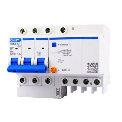 Aptomat chống rò RCBO NXBLE-63 40A 3P+N 30mA 6kA Chint